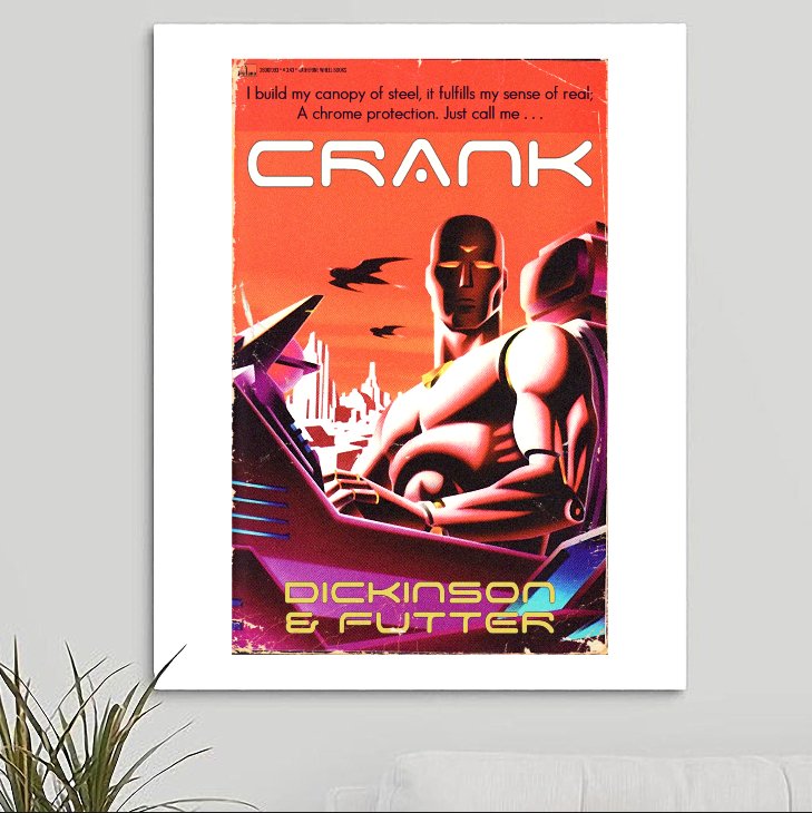 Catherine Wheel 'Crank' Art Print - RecombinantCulture