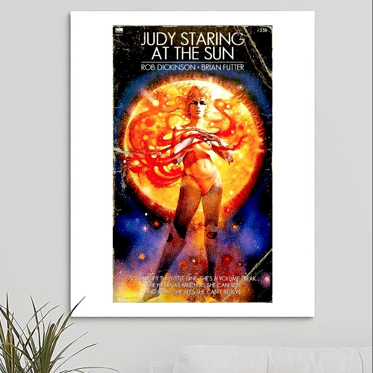 Catherine Wheel 'Judy Staring At The Sun' Art Print - RecombinantCulture