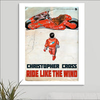 Christopher Cross 'Ride Like The Wind' Art Print - RecombinantCulture