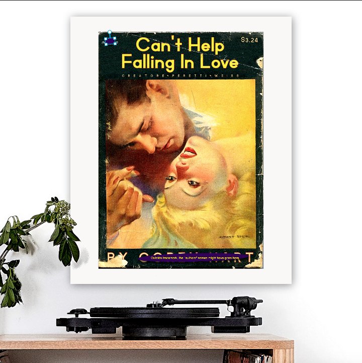 Corey Hart-inspired 'Can't Help Falling In Love' Art Print - RecombinantCulture