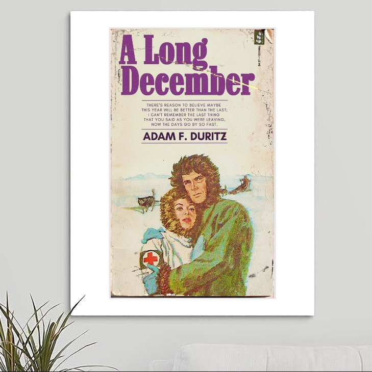 Counting Crows 'A Long December' Art Print - RecombinantCulture