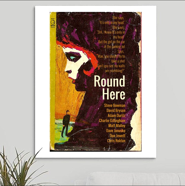 Counting Crows 'Round Here' v1 Art Print - RecombinantCulture