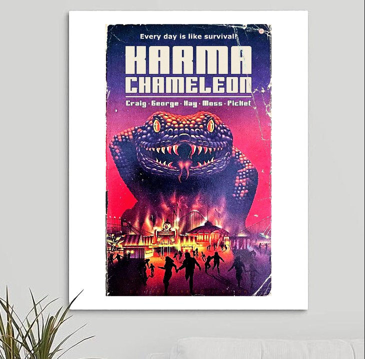 Culture Club 'Karma Chameleon' Art Print - RecombinantCulture