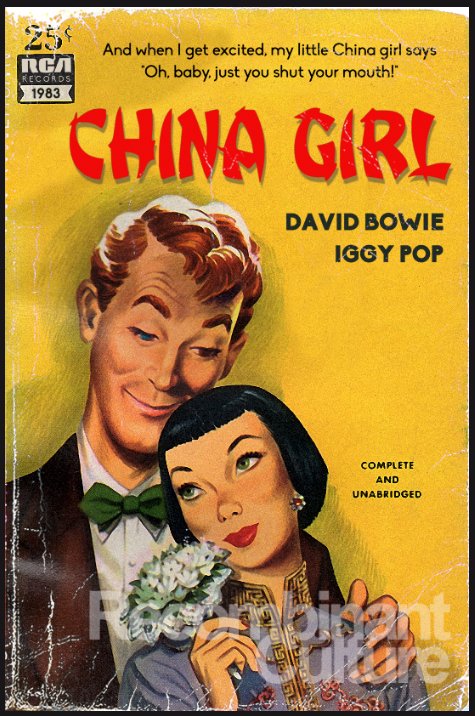 David Bowie 'China Girl' Art Print - RecombinantCulture