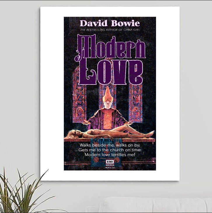 David Bowie 'Modern Love' Art Print - RecombinantCulture