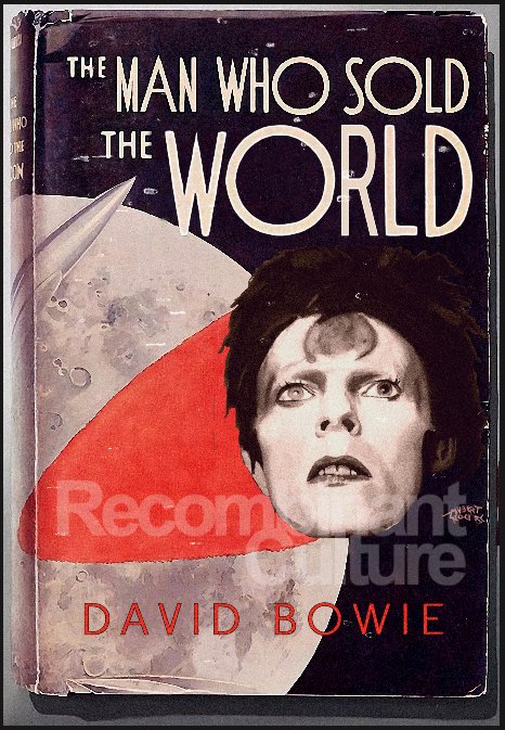 David Bowie 'The Man Who Sold The World' v2 Art Print - RecombinantCulture