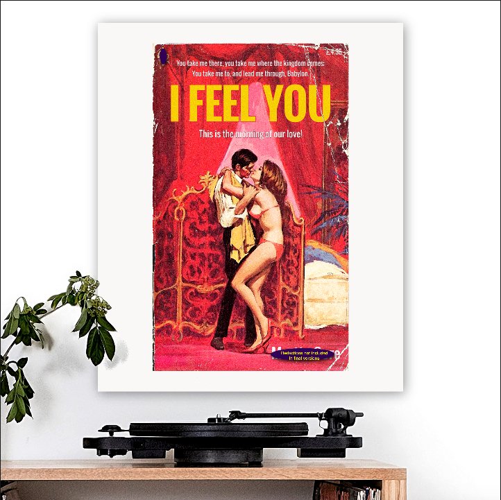 Depeche Mode-inspired 'I Feel You' Art Print - RecombinantCulture