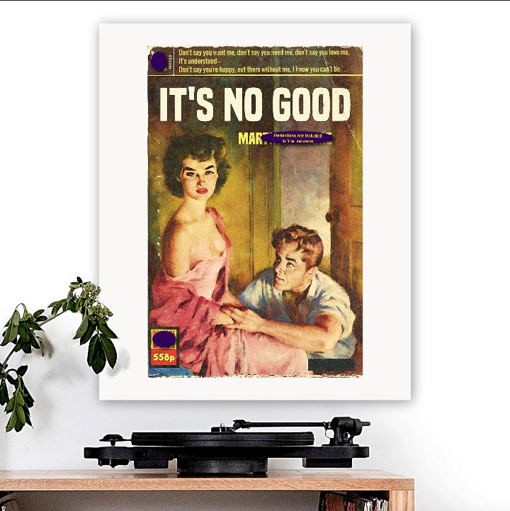 Depeche Mode-inspired 'It's No Good' Art Print - RecombinantCulture