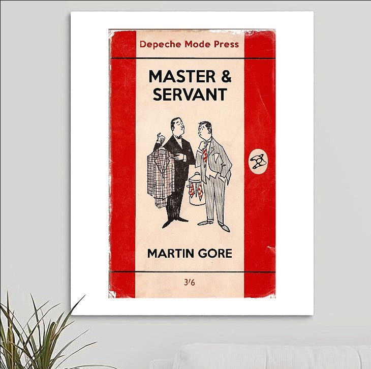 Depeche Mode 'Master and Servant' v2 Art Print - RecombinantCulture
