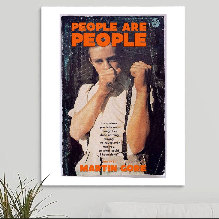 Depeche Mode 'People Are People' Art Print - RecombinantCulture