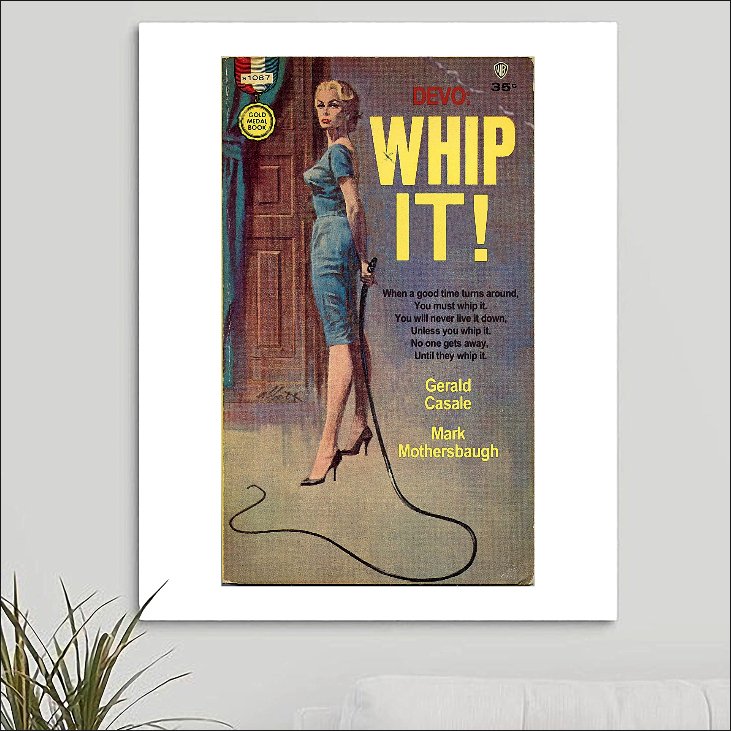 Devo 'Whip It' Art Print - RecombinantCulture