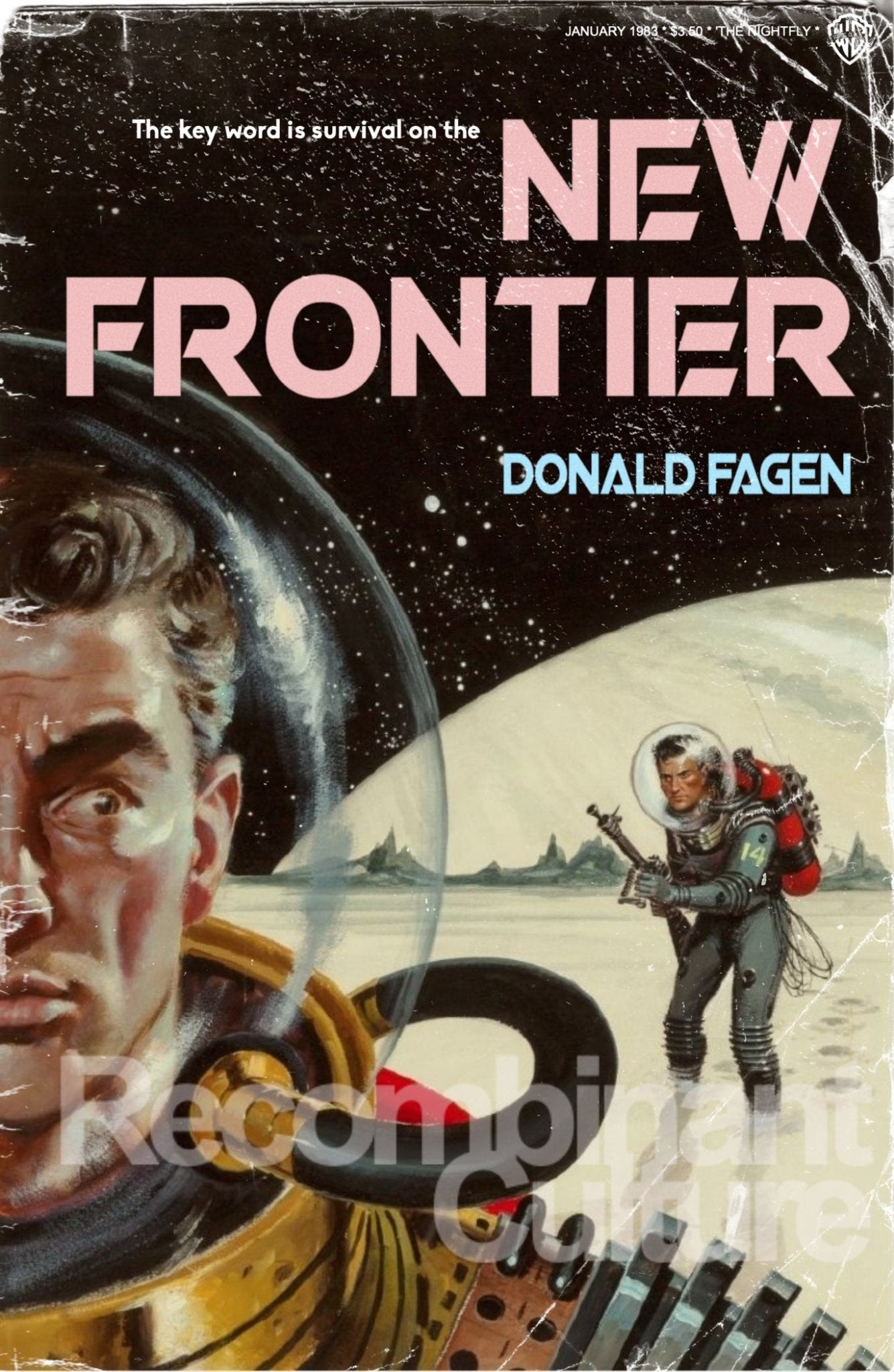 Donald Fagen 'New Frontier' Art Print - RecombinantCulture