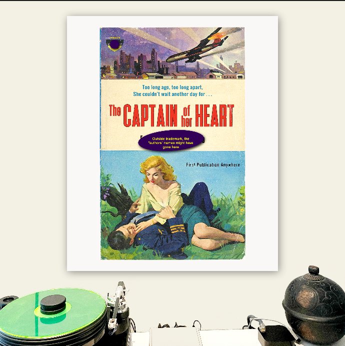 Double-inspired 'The Captain of her Heart' Art Print - RecombinantCulture