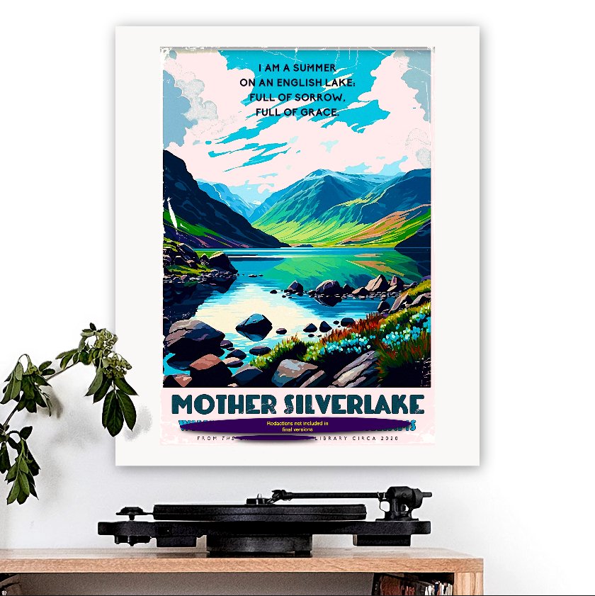 Doves - inspired 'Mother Silverlake' Art Print - RecombinantCulture