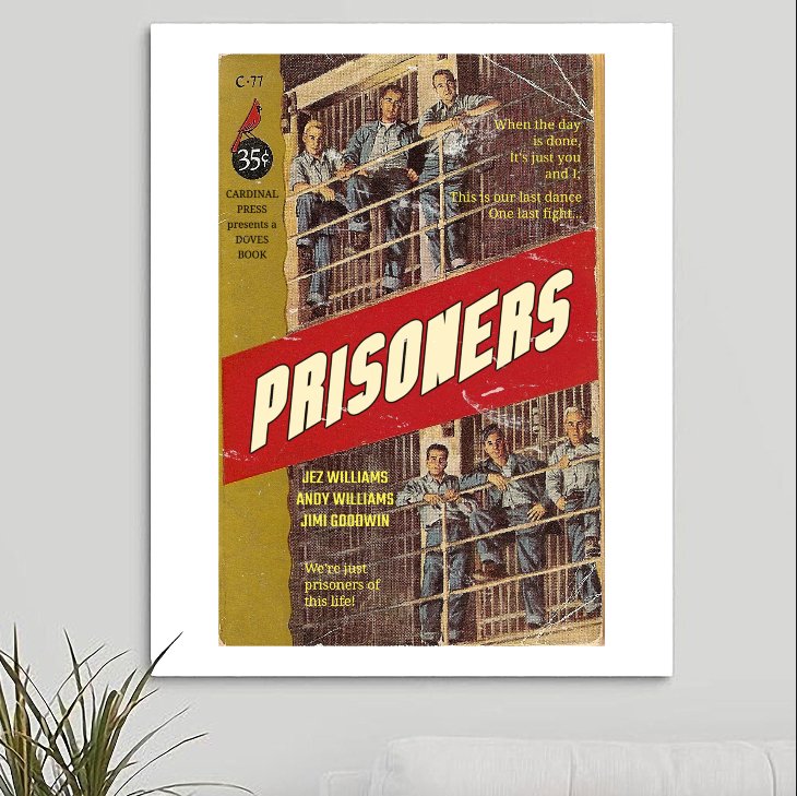 Doves 'Prisoners' Art Print - RecombinantCulture