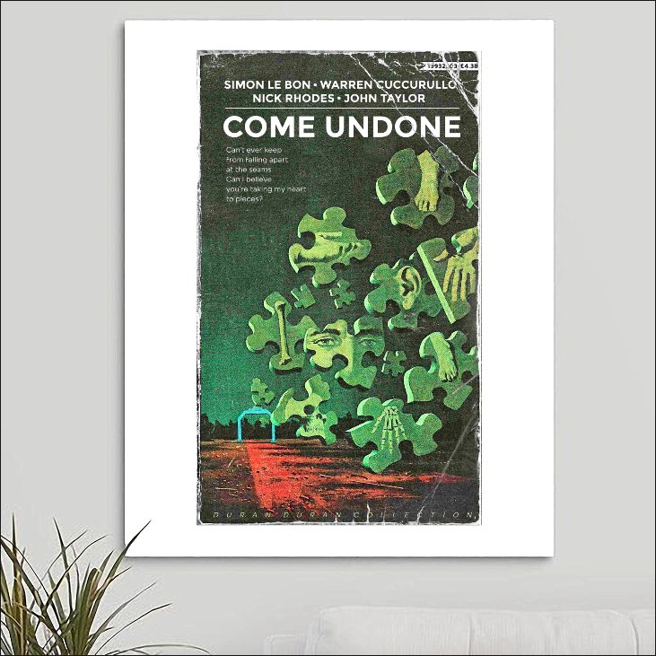 Duran Duran 'Come Undone' Art Print - RecombinantCulture