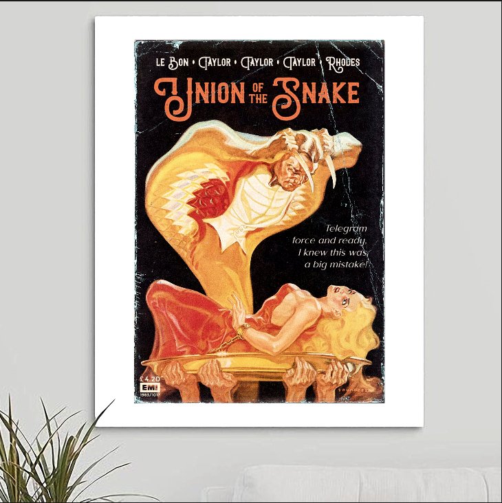 Duran Duran 'Union of the Snake' Art Print - RecombinantCulture