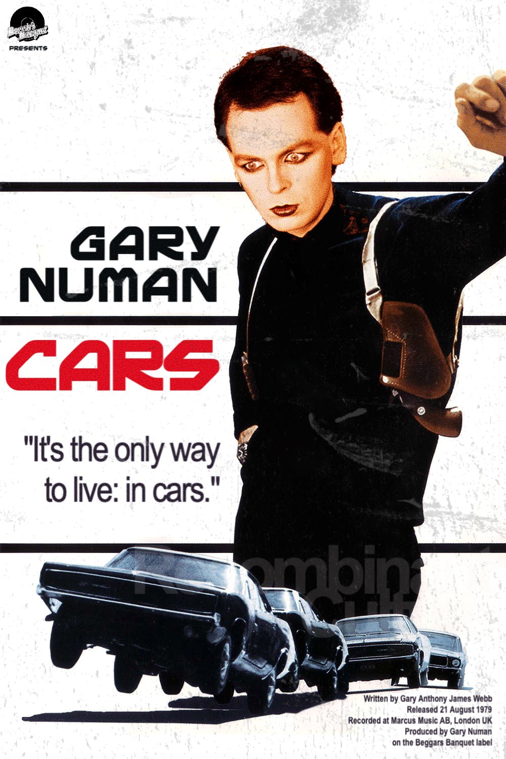 Gary Numan 'Cars' Art Print - RecombinantCulture