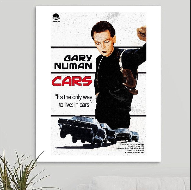 Gary Numan 'Cars' Art Print - RecombinantCulture