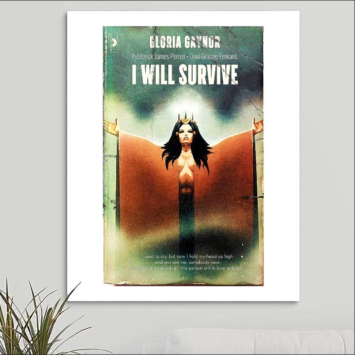 Gloria Gaynor 'I Will Survive' Art Print - RecombinantCulture