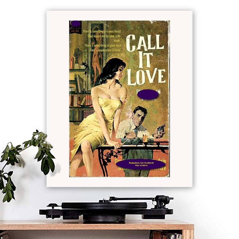 Images in Vogue-inspired 'Call It Love' Art Print - RecombinantCulture