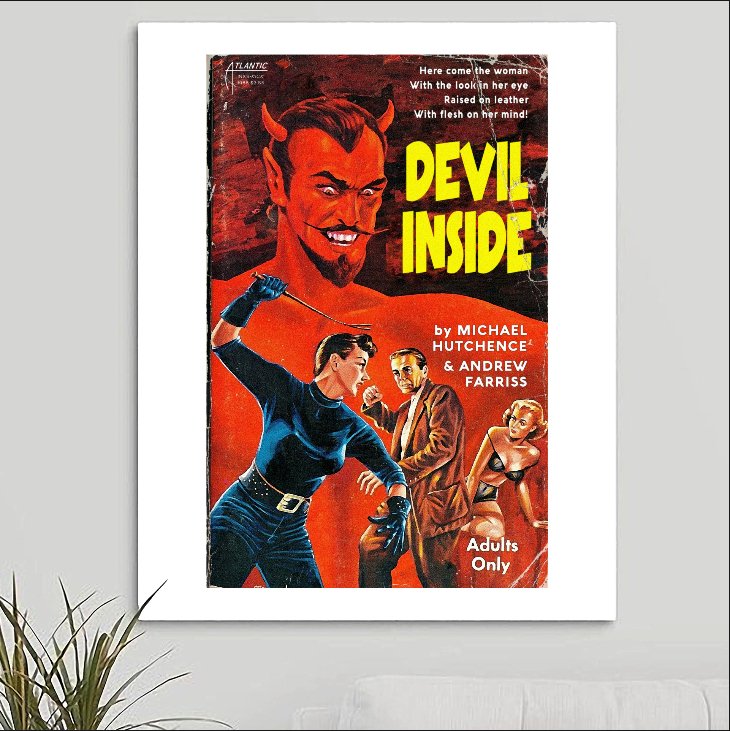 INXS 'Devil Inside' Art Print - RecombinantCulture