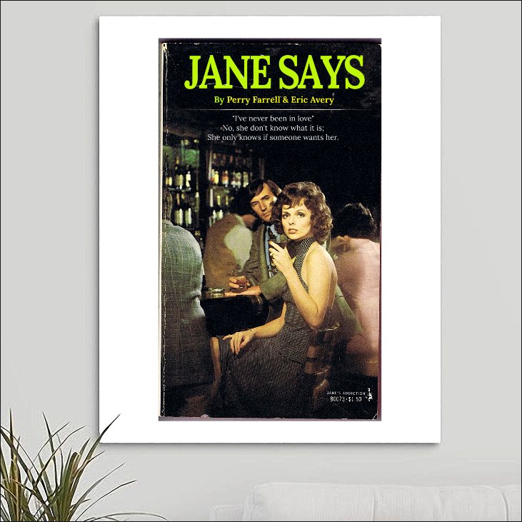 Jane's Addiction-inspired 'Jane Said' v1 Art Print - RecombinantCulture