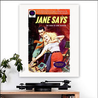 Jane's Addiction-inspired 'Jane Said' v2 Art Print - RecombinantCulture