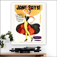 Jane's Addiction-inspired 'Jane Said' v3 Art Print - RecombinantCulture