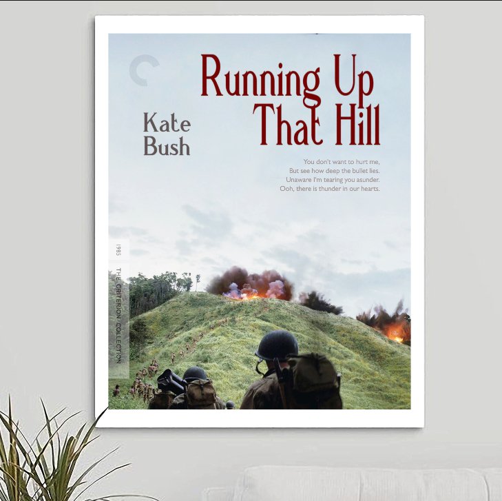 Kate Bush 'Running Up That Hill' Art Print - RecombinantCulture