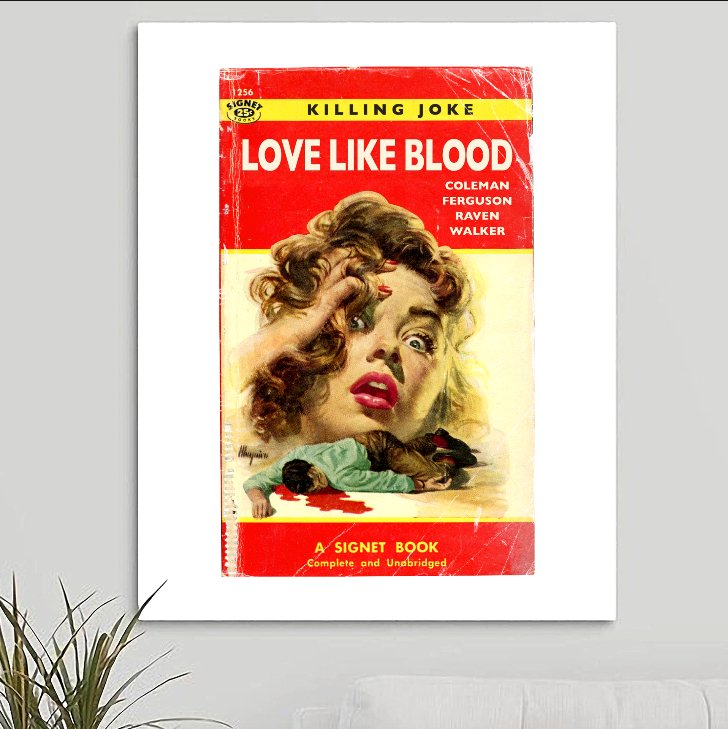 Killing Joke 'Love Like Blood' Art Print - RecombinantCulture