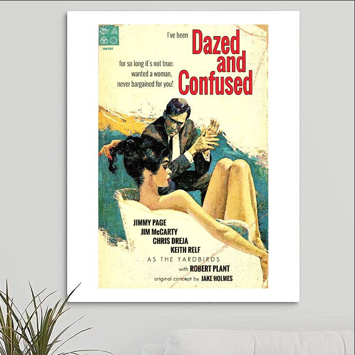 Led Zeppelin 'Dazed and Confused' Art Print - RecombinantCulture