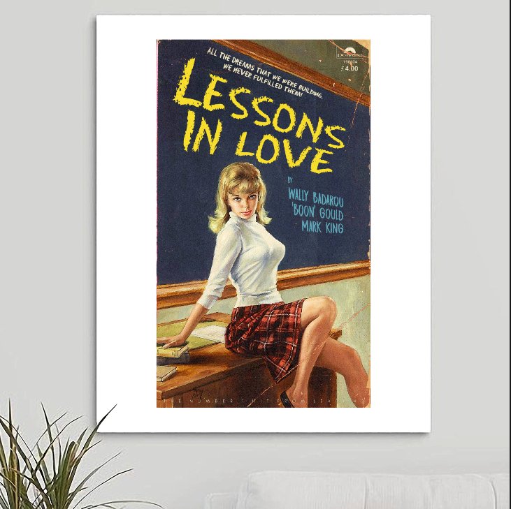 Level 42 'Lessons In Love' v1 Art Print - RecombinantCulture