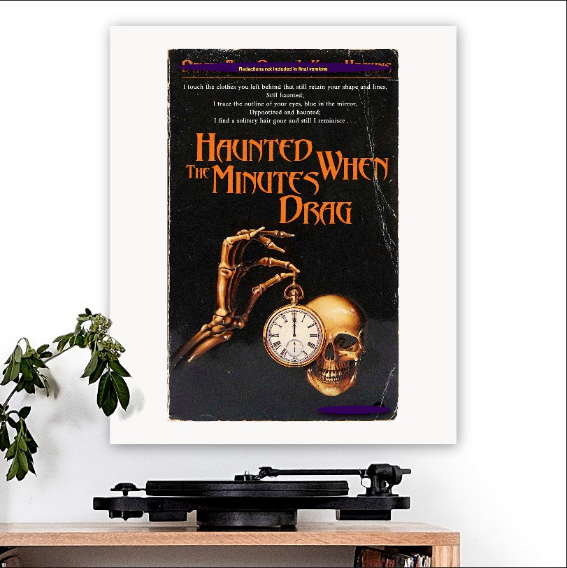 Love and Rockets - inspired 'Haunted When The Minutes Drag' Art Print - RecombinantCulture