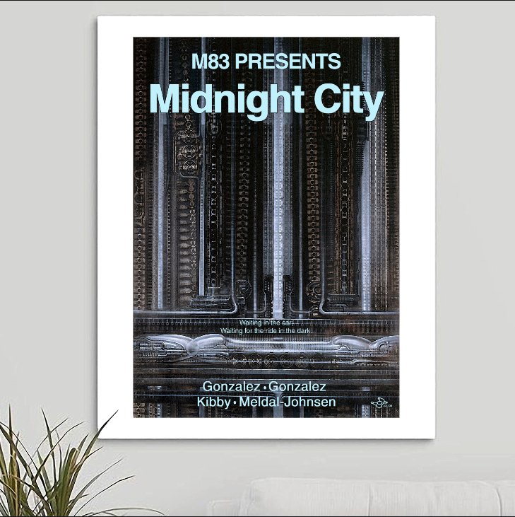 M83 'Midnight City' Art Print - RecombinantCulture