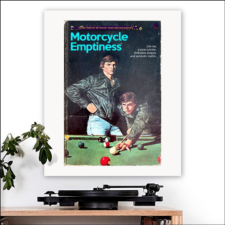 Manic Street Preachers-inspired 'Motorcycle Emptiness' Art Print - RecombinantCulture