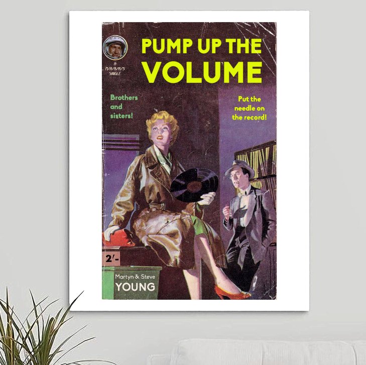 M/A/R/R/S 'Pump Up The Volume' Art Print - RecombinantCulture