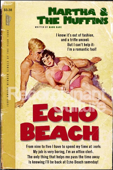 Martha & the Muffins 'Echo Beach' Art Print - RecombinantCulture