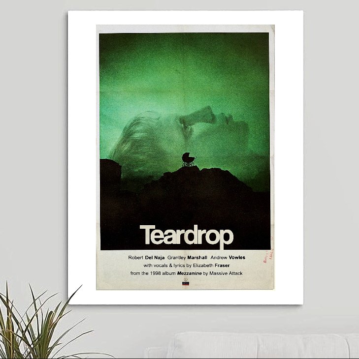 Massive Attack 'Teardrop' Art Print - RecombinantCulture