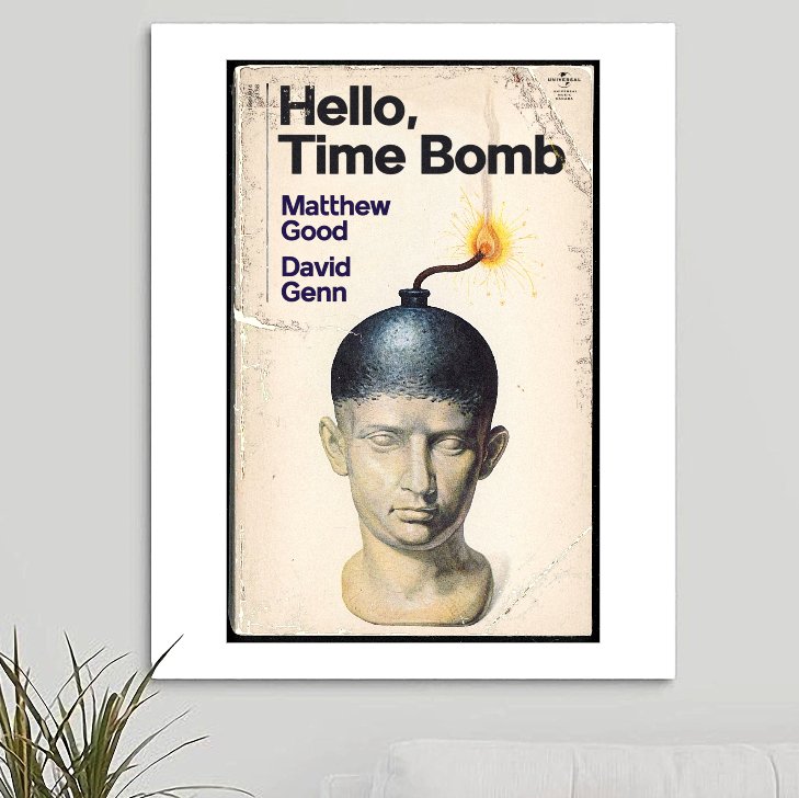 Matthew Good Band 'Hello Time Bomb' Art Print - RecombinantCulture