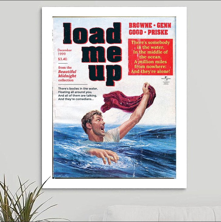 Matthew Good Band 'Load Me Up' Art Print - RecombinantCulture