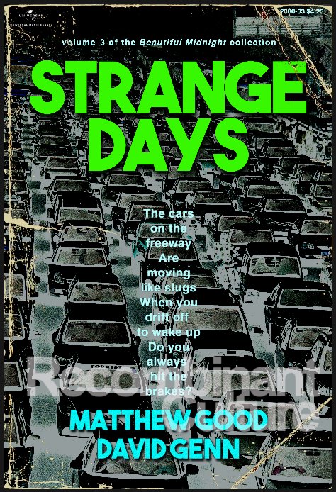 Matthew Good Band 'Strange Days' v2 Art Print - RecombinantCulture