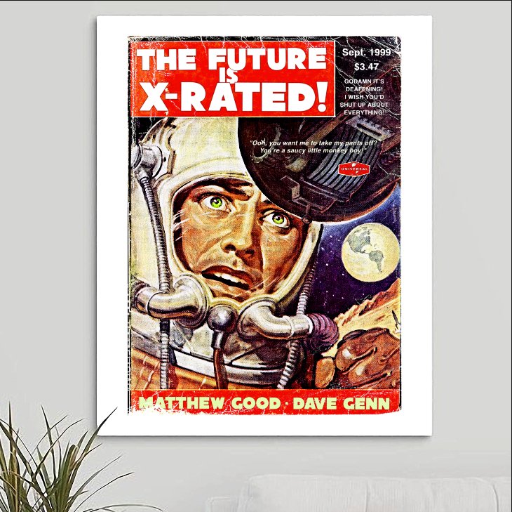 Matthew Good Band 'The Future Is X-Rated' Art Print - RecombinantCulture