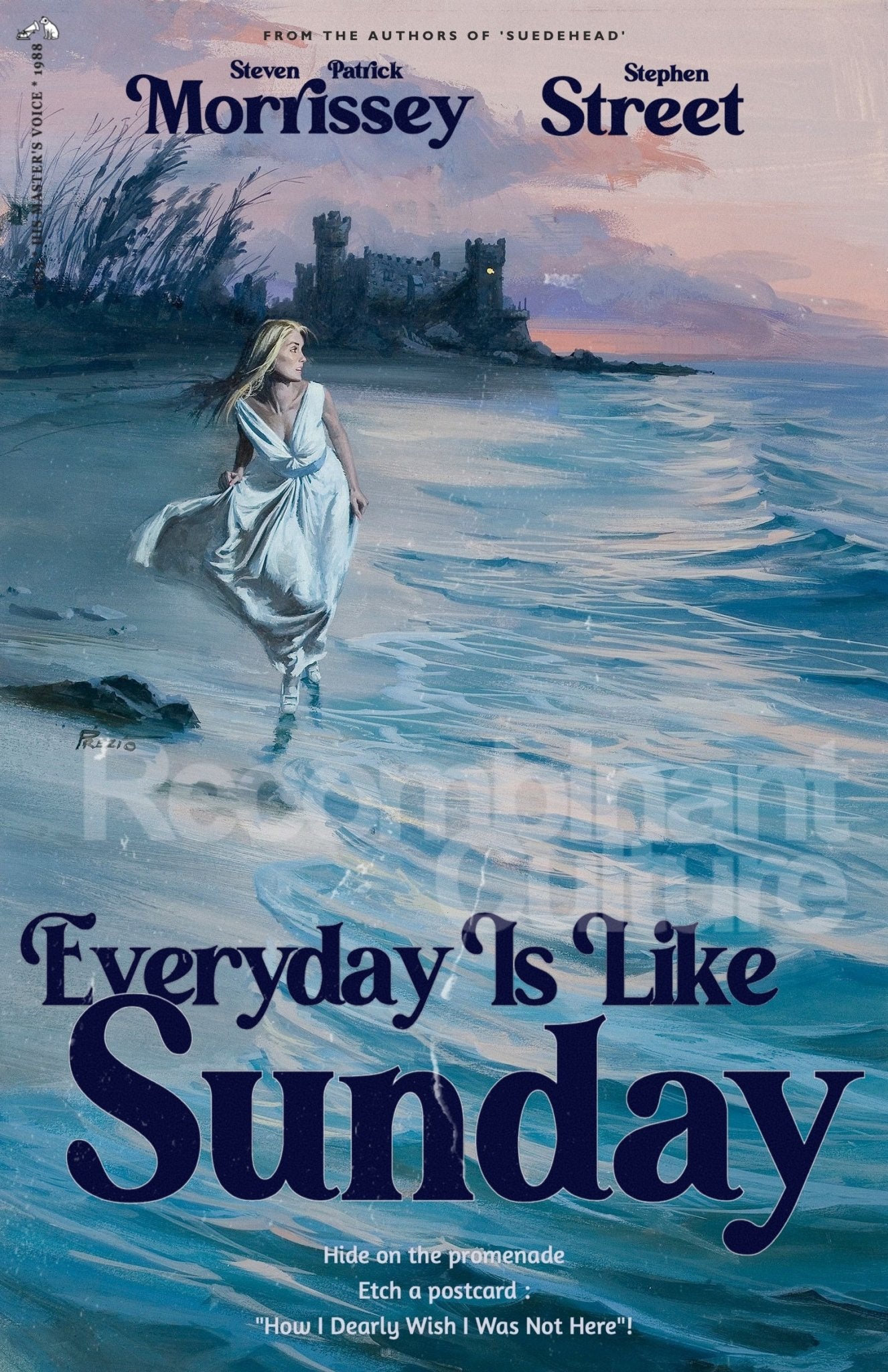 Morrissey 'Everyday Is Like Sunday' v1 Art Print - RecombinantCulture