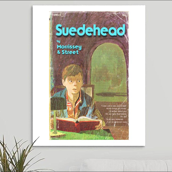 Morrissey 'Suedehead' Art Print - RecombinantCulture