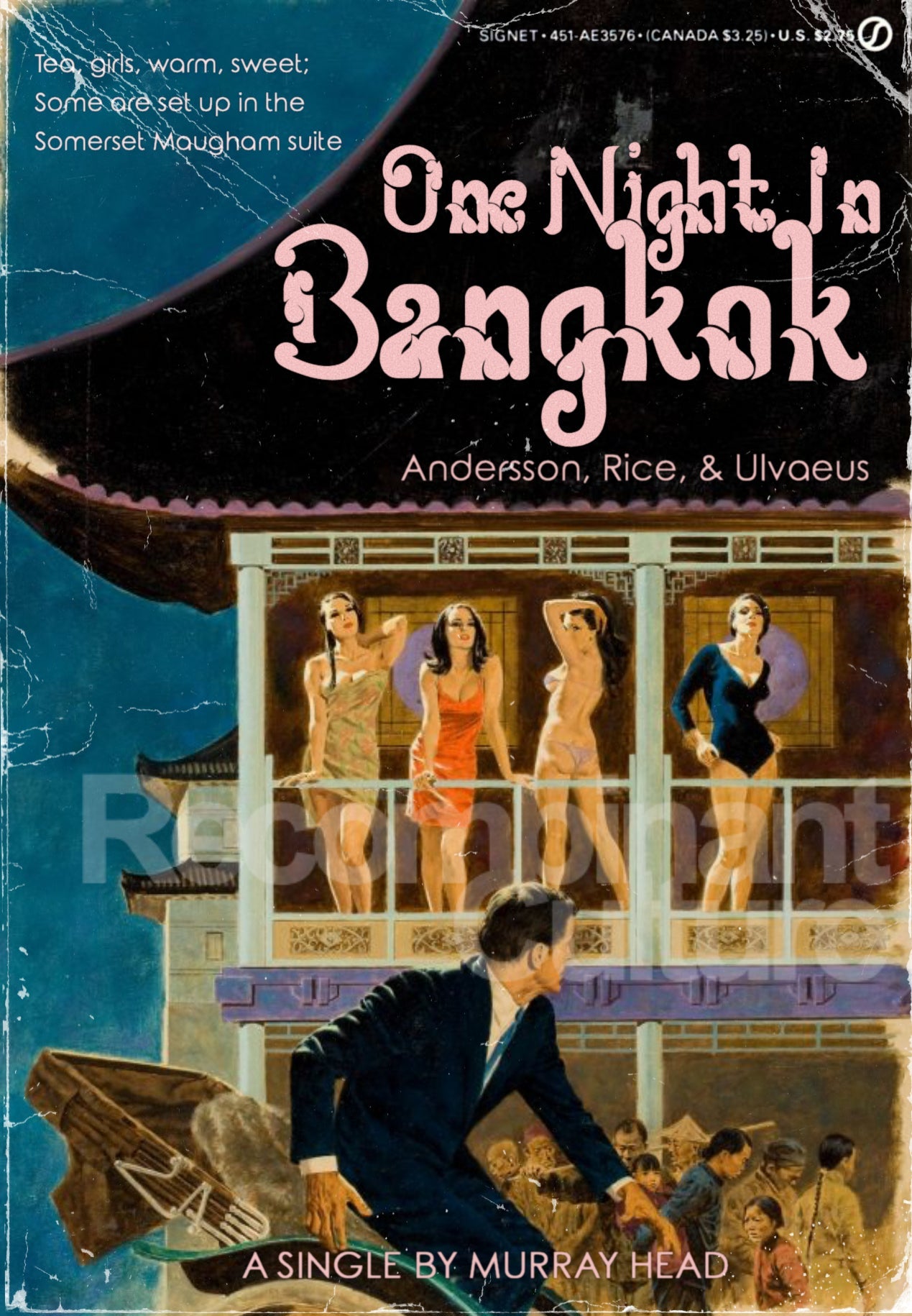 Murray Head 'One Night In Bangkok' Art Print - RecombinantCulture