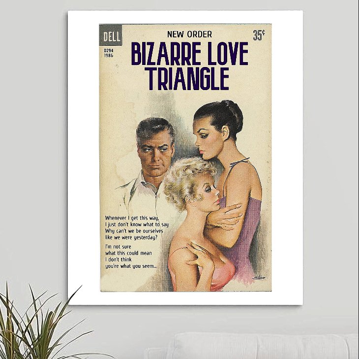 New Order 'Bizarre Love Triangle' Art Print - RecombinantCulture