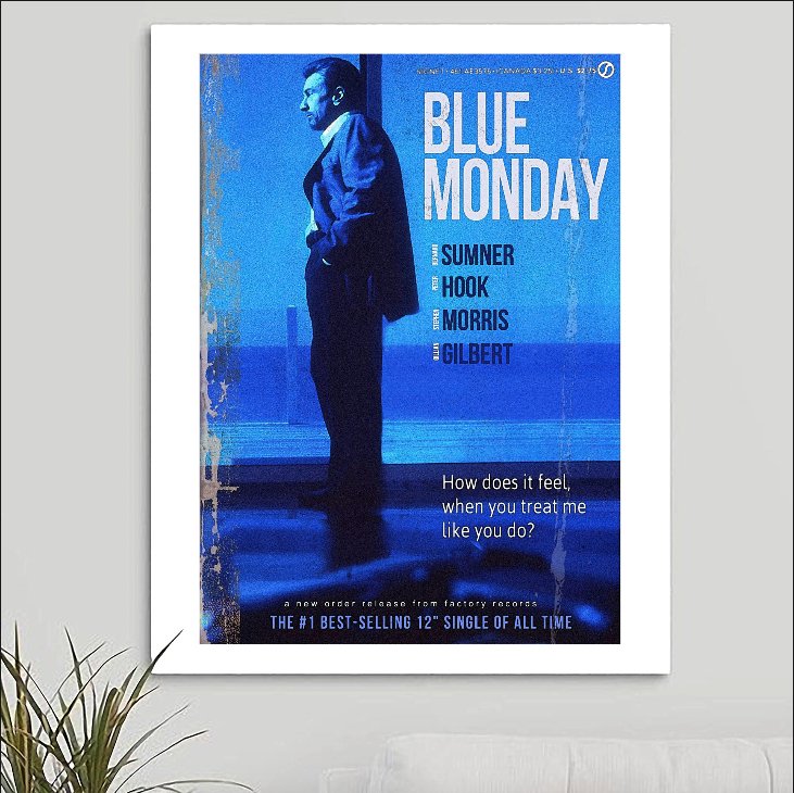 New Order 'Blue Monday' Art Print - RecombinantCulture