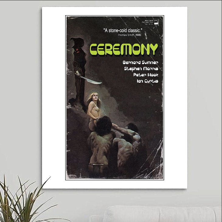 New Order & Joy Division 'Ceremony' Art Print - RecombinantCulture