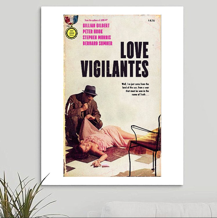 New Order 'Love Vigilantes' Art Print - RecombinantCulture